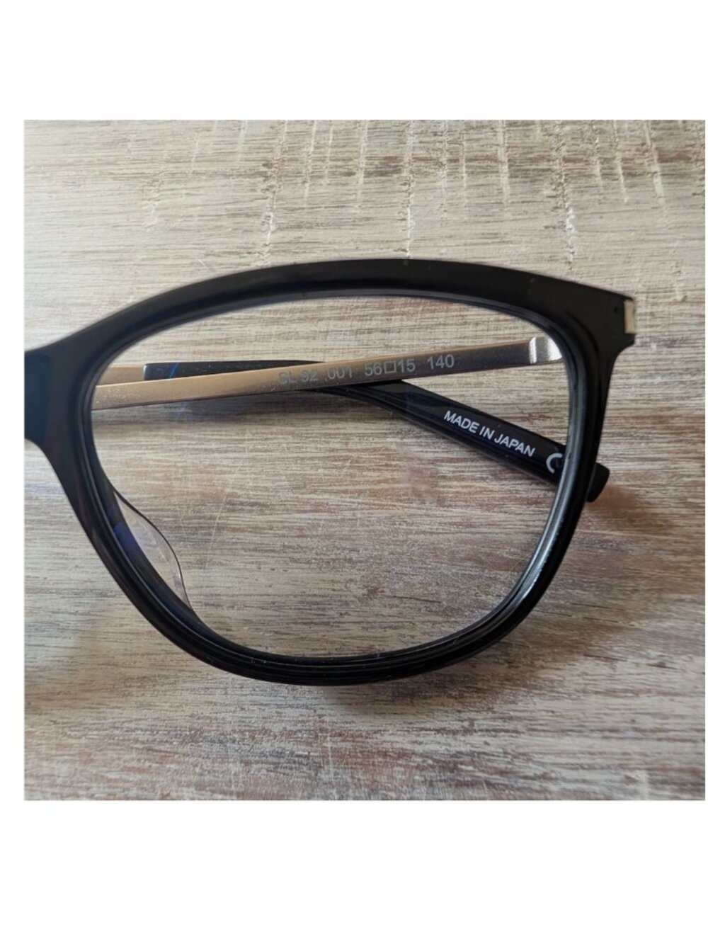 Saint Laurent SL 92 001 Black Eyeglasses Frames 56-15-140 | Authentic YSL - Picture 11 of 16